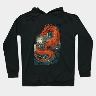 The Asian Red Dragon Hoodie